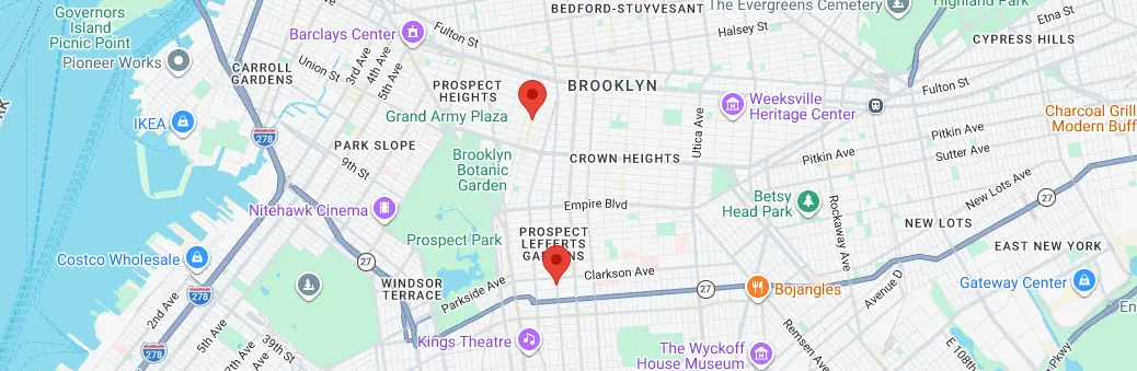 Brooklyn Suya locations map